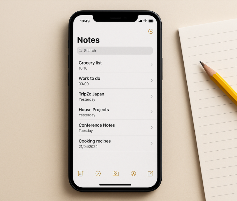 Hướng Dẫn Sử Dụng Ghi Chú Trên iPhone Hiệu Quả
